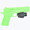 2 Pack Combo Pistol LED Flashlight Green Dot Laser Sight 20mm Rail-Pistol-Rifle