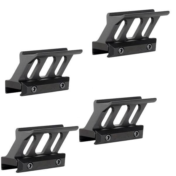 4 Pack Scope Riser Mount / Optic Base Riser 20mm Picatinny For Red Dot Optic