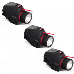 3 Pack Combo Pistol LED Flashlight Red Laser Sight - Pistol-Rifle