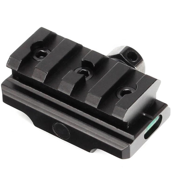 2 Pack 4 Slot Scope Riser 20mm Rail Mount Medium Profile Base W/Bubble Level (CD)