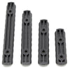 4 Pack MOE 5 7 9 11 Slot Polymer 4 Rail Set Picatinny Weaver Rail Section