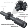 Rifle Illuminated Scope 1-6x24 mm FFP IR Scope 5.56/5.45/.308 W/ Mounting Ring