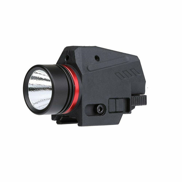 Combo Pistol LED Flashlight Red Laser Sight Fits 20mm Rail Pistol-Rifle