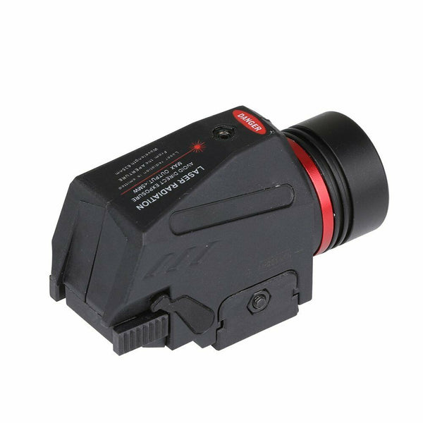 2 Pack of Combo Pistol LED Flashlight Red Laser Sight Fits 20mm Rail Pistol-Rifle