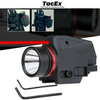 Combo Pistol LED Flashlight Red Laser Sight Fits 20mm Rail Pistol-Rifle