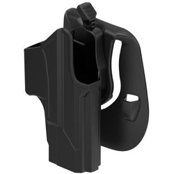 Glock 19 Paddle Holster w Thumb Release Button Fits Glock 19 23 32 (Gen 3/4/5) OWB (CD)