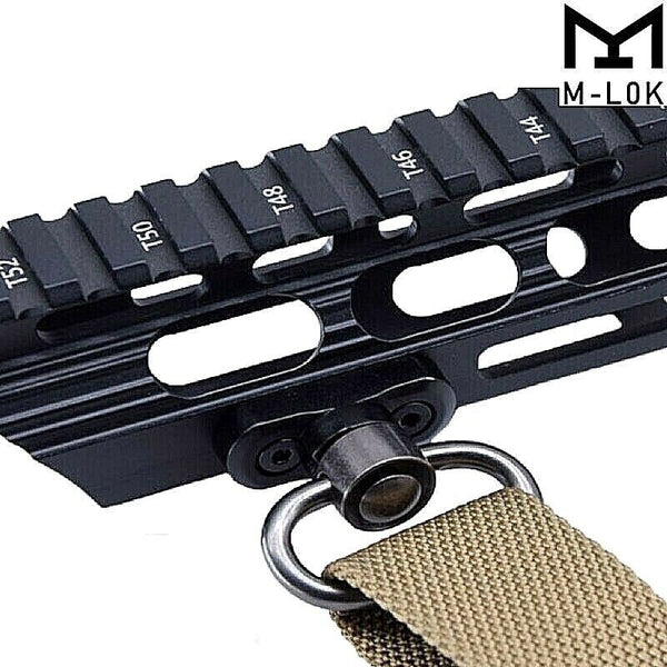 4 Pack M-LOK MLOK Quick Release Sling Mount Push Button QD Sling Swivel Adaptor