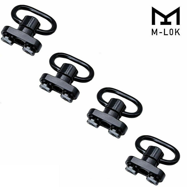 4 Pack M-LOK MLOK Quick Release Sling Mount Push Button QD Sling Swivel Adaptor