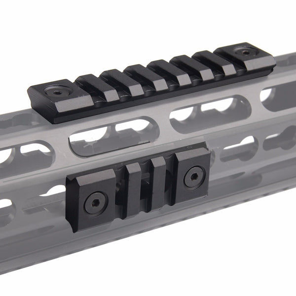 Keymod Picatinny Weaver Rail Section Set Hollow Aluminum 3 5 7 Slot 2