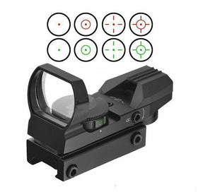 Tactical 1x22 Red Green Dot Holographic Reflex Scope Sight 