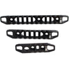 2 Pack 3 pc Aluminum M-LOK Keymod Picatinny Weaver Rail Set 3-7-11-slot