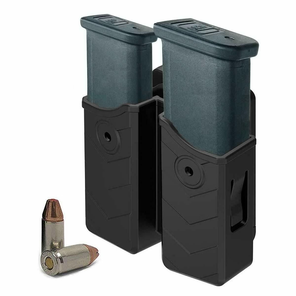 Double stack magazine outlet holder