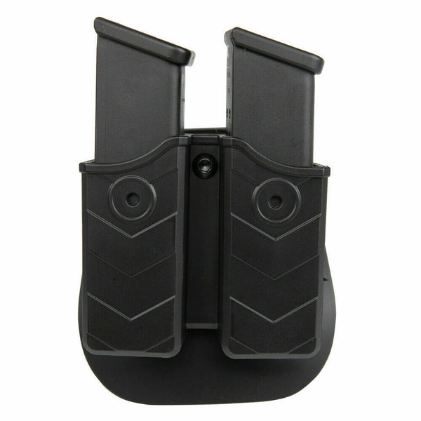 Universal Dual Magazine Paddle Holder Single-Double Stack Mags 9mm,10mm,40, 45