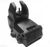 Set 20mm Tactical Flip Up Sight Folding Backup Sights Front and Rear Set Polymer