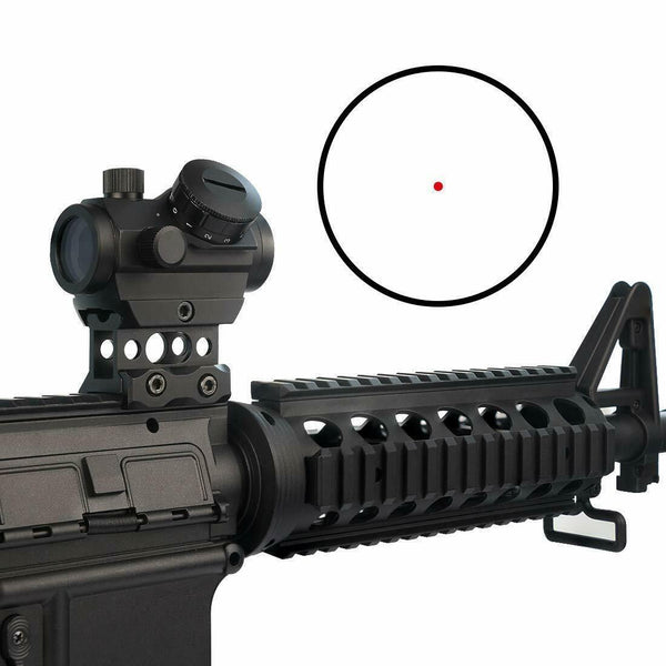 Red Dot Pistol/Rifle Optic 2 MOA Micro Gun Tactical Hunting Dot Sight Adjustable Rifle Scope (CD)