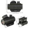 Red Dot Pistol/Rifle Optic 2 MOA Micro Gun Tactical Hunting Dot Sight Adjustable Rifle Scope (CD)