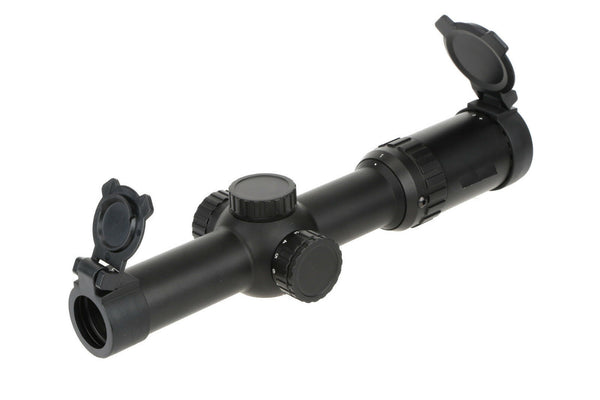 Rifle Illuminated Scope 1-6x24 mm FFP IR Scope 5.56/5.45/.308 W/ Mounting Ring